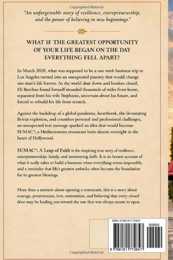 Cover of SUMAC®, A Leap of Faith by Eli Berchan
