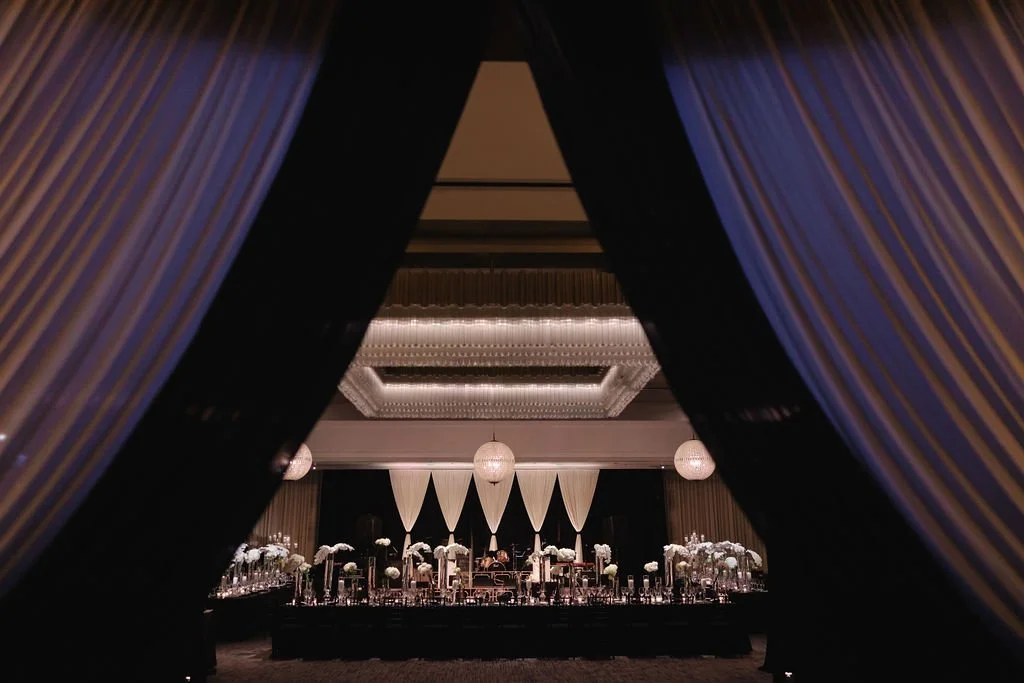 Reception moment at Jackie and Joe's Ritz-Carlton wedding