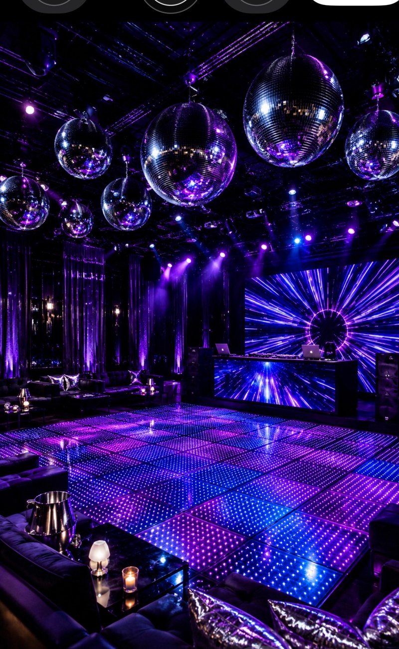 Custom dance floor