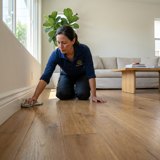 All Bright professional cleaning a home in the South Bay